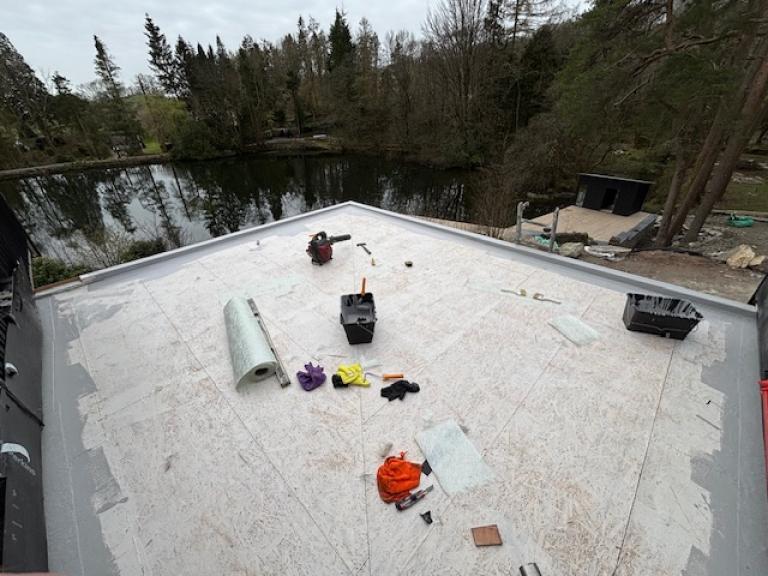 Equipment (and matting) laid out