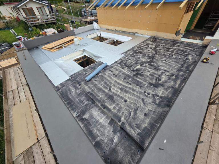 The insulation is then 'set' in position, ensuring heat cannot escape through joins