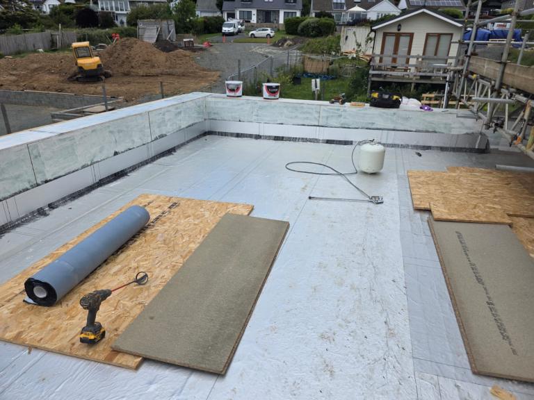 Top coating in process