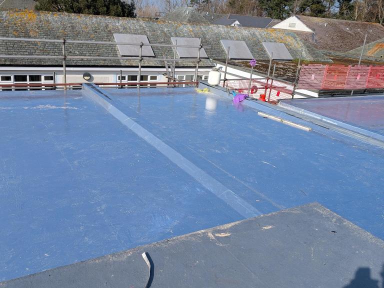 Good weather aided the curing process, but we can work even between weather fronts