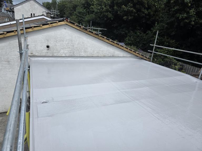 The roof was re-sanded and a superior finish applied