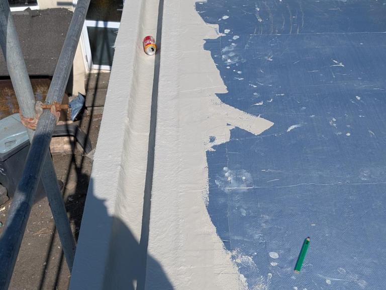 The polymer system creates a jointless, seamless layer that prevents ALL water ingress for many years to come