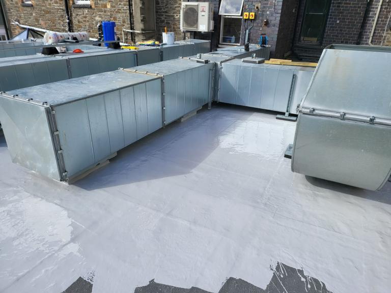 Because of our experience and the fast-curing nature of the polymer system, most roofs can be completed within a day