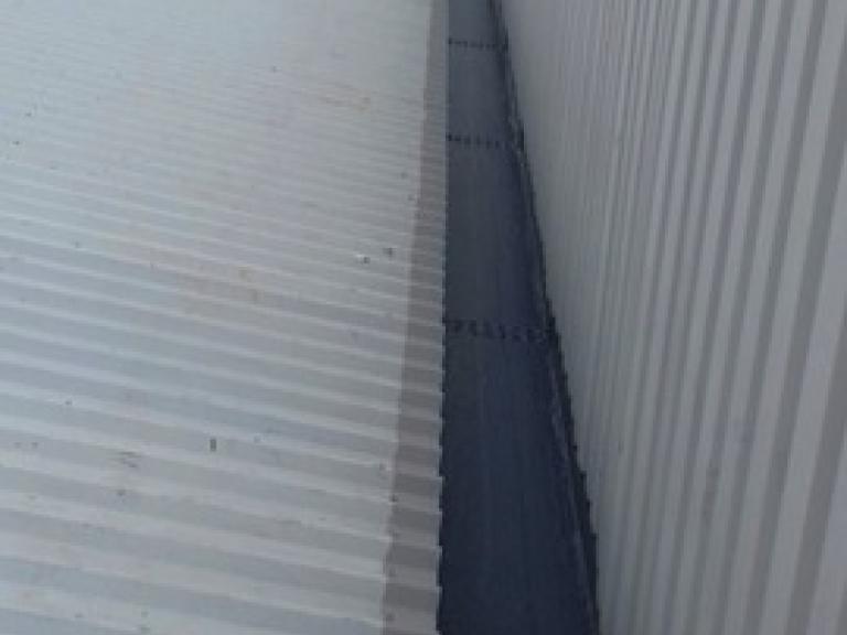 The gutters were kept perfectly clear during relining
