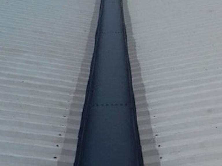 Gutters have now been sealed with a Sika 20 year polymer system