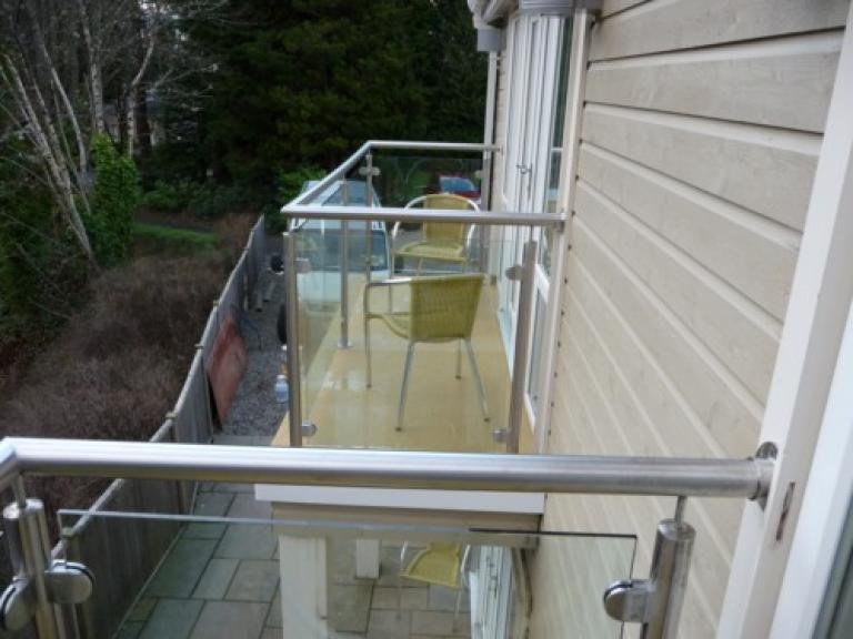 Individual balconies are refurnished