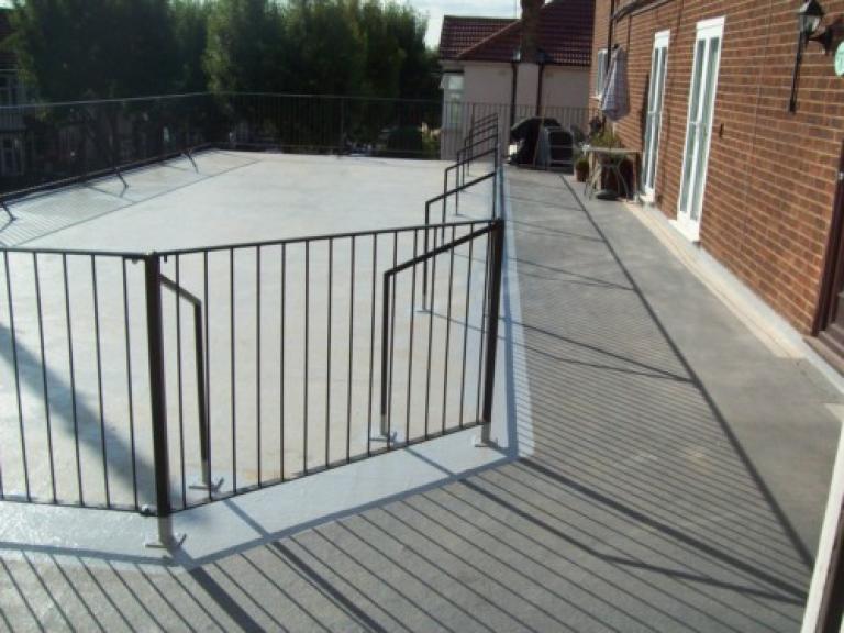 The second roof was fully sealed and waterproofed the same day