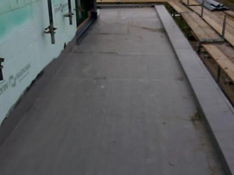 Work continues on the north side - The roof can be walked upon within 6 hours