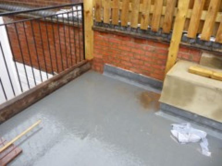 The GRP roof was clearly no longer doing its job