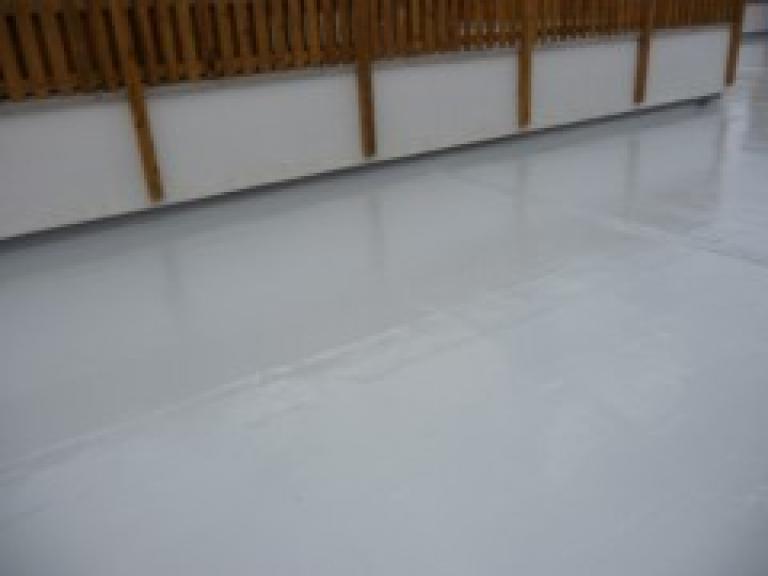 The final coats were then seamlessly applied...