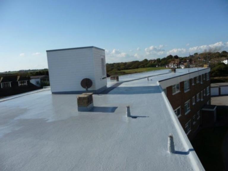 Antiskid roofing materials give great safe access to plant rooms