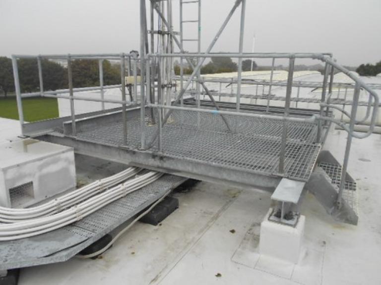 The polymer roofing system was applied quickly and efficiently