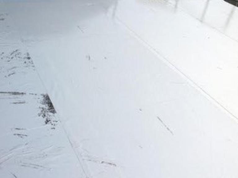 A vapour control barrier was fitted