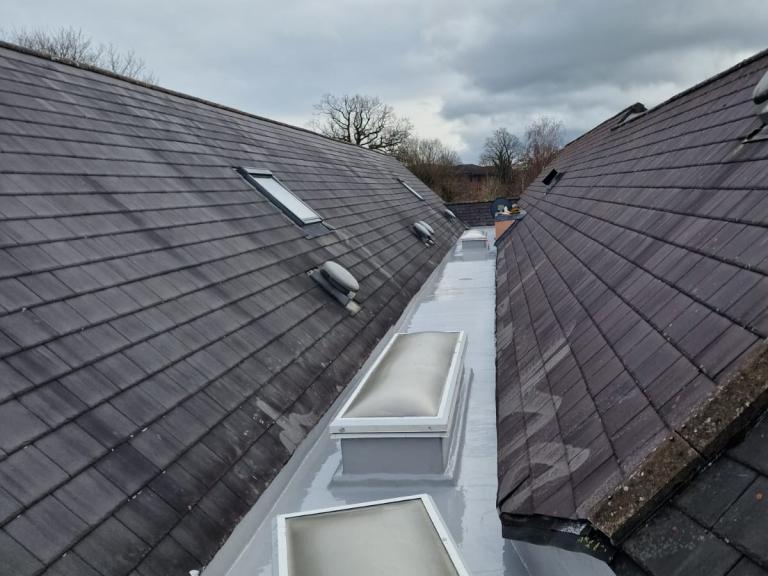 Overhanging tiles will further help to protect the sealed edging