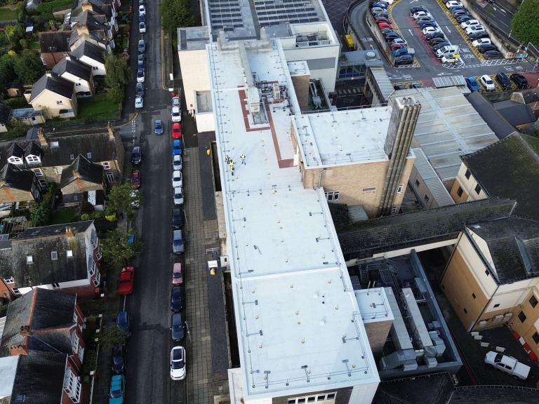 Disruption in the hospital wards below would have been extensive had it not been for the Polymer System