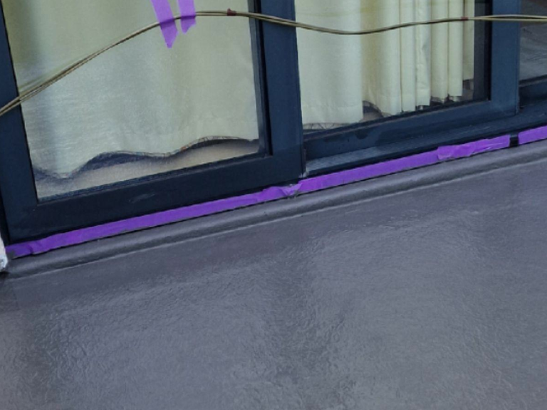 The 'perfect forming' polymer system was installed over sills and edges