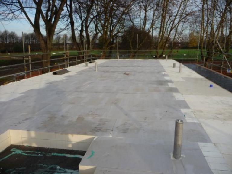 ... and insulation added to bring the roof up to the government u-value standard