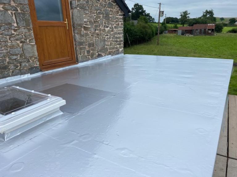 The polymer coats are applied to create a gradient, aiding drainage