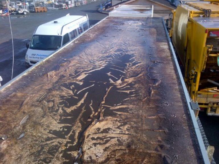 Stripping back the paper backed single ply roof