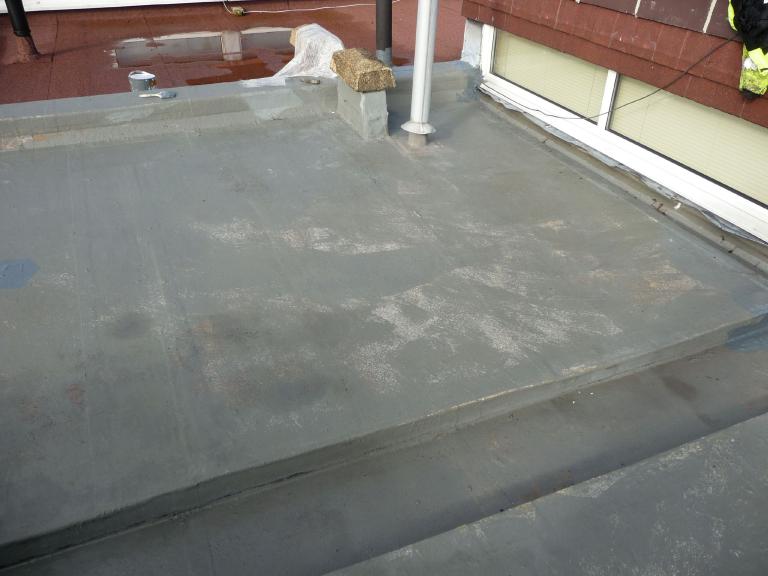 ... following this with a second coat of dark grey