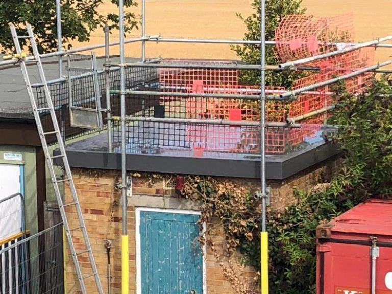 The finished roof - jointless, seamless and guaranteed to last