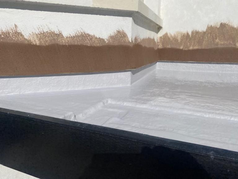 A close shot of the finished detailing - demonstrating the perfect-forming capacity of the polymer system