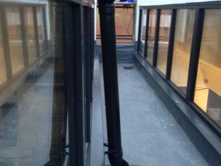 The tapered Decotherm system also allows water to flow away