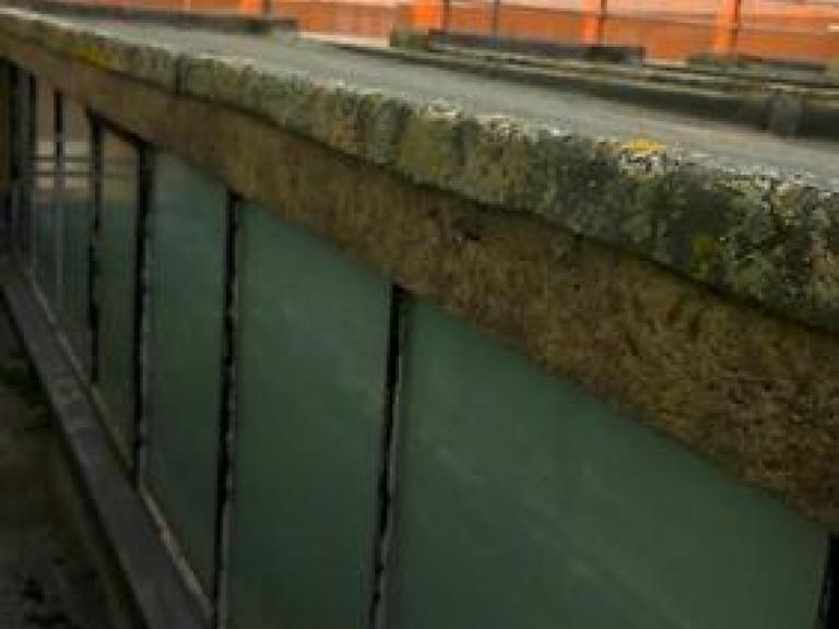 The existing substrate was cracked and worn