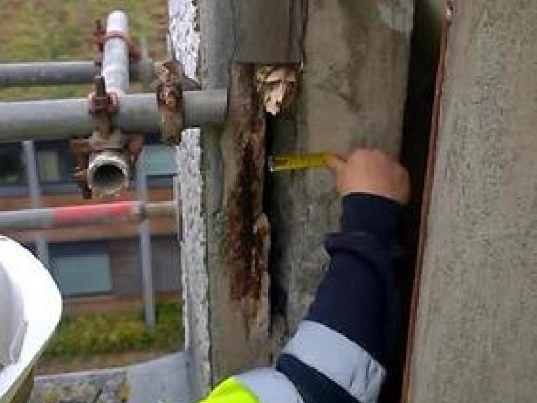 With several areas of potential water ingress