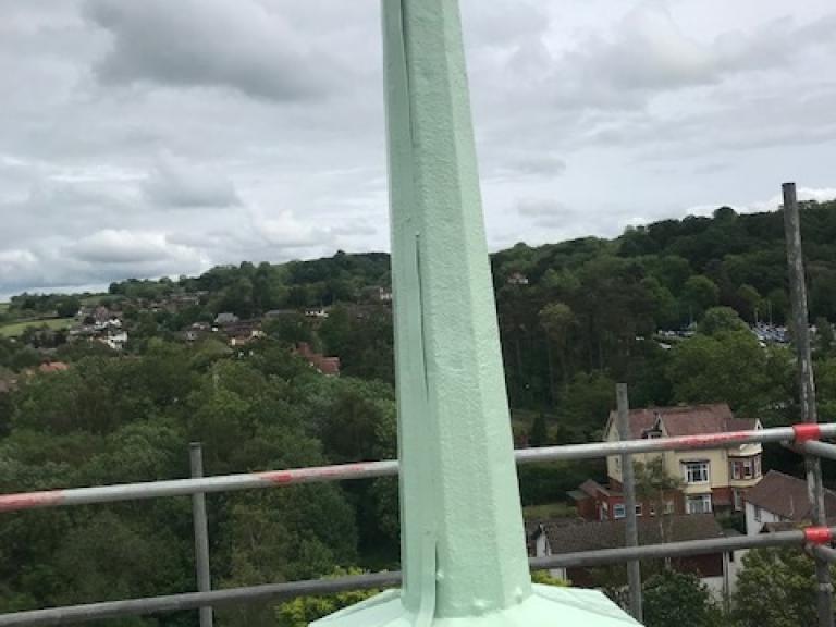 Even the near vertical spires caused no difficulties