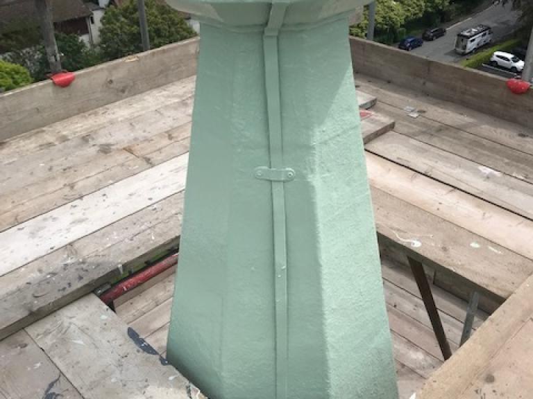 The system goes on smoothly with no dripping or down-melt