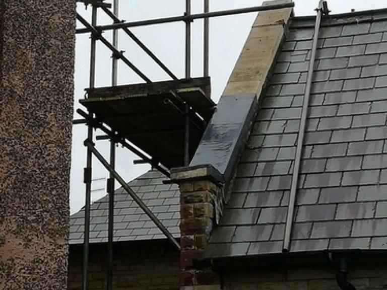 The metal theft was clear in several places