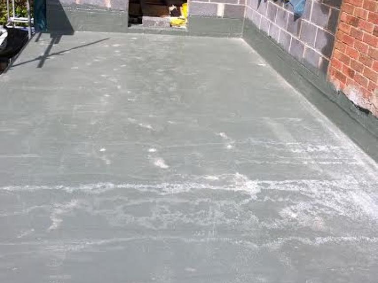 The whole balcony area was quickly sealed and weatherproofed