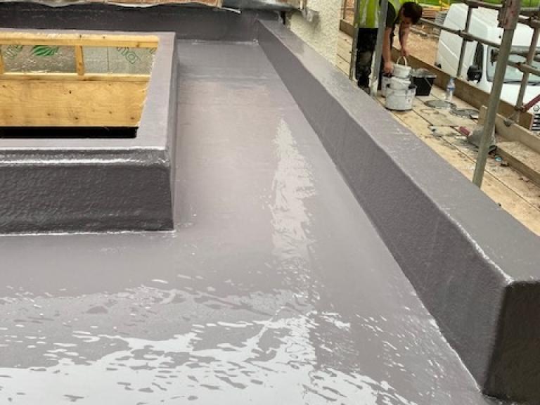 A water test shows the system is working correctly