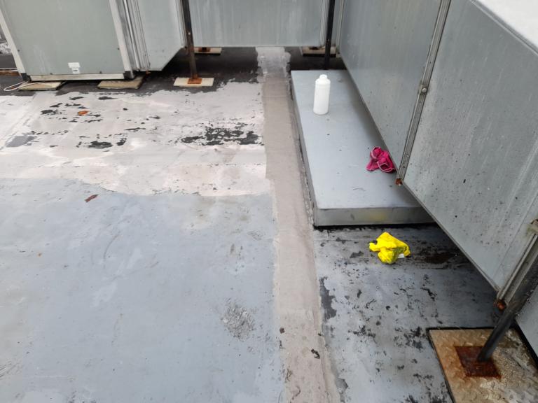 Cut drainage channel