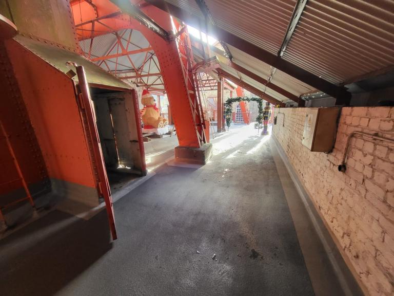 Heavy footfall is expected all around the site, which had to be completely strengthened, refurbished and waterproofed