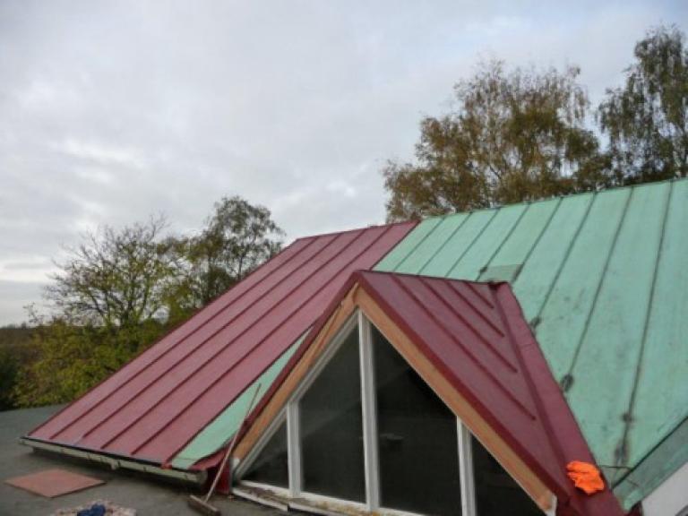 ... And standing seams fitted