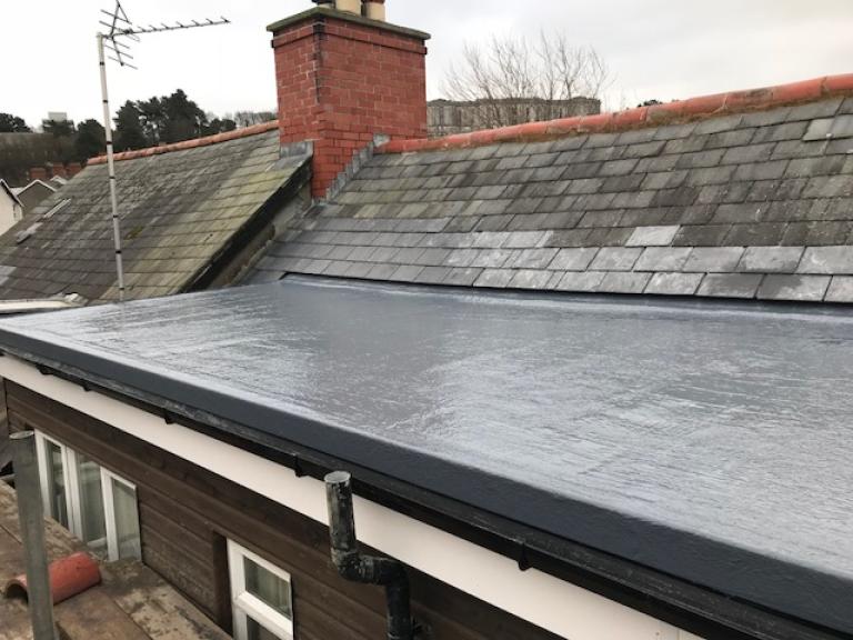 This Warm Roof on St Davids Rd, Aberystwth abuts the main property