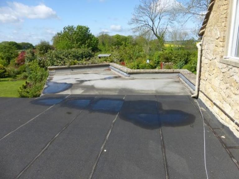 The same roof area from another viewpoint