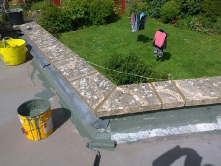 Perfecting the roof edging