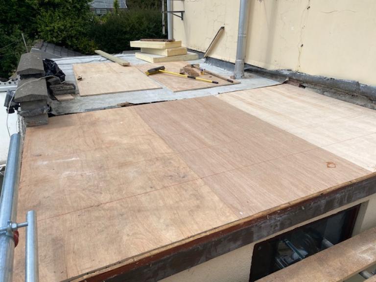 After which the area could be properly insulated and covered