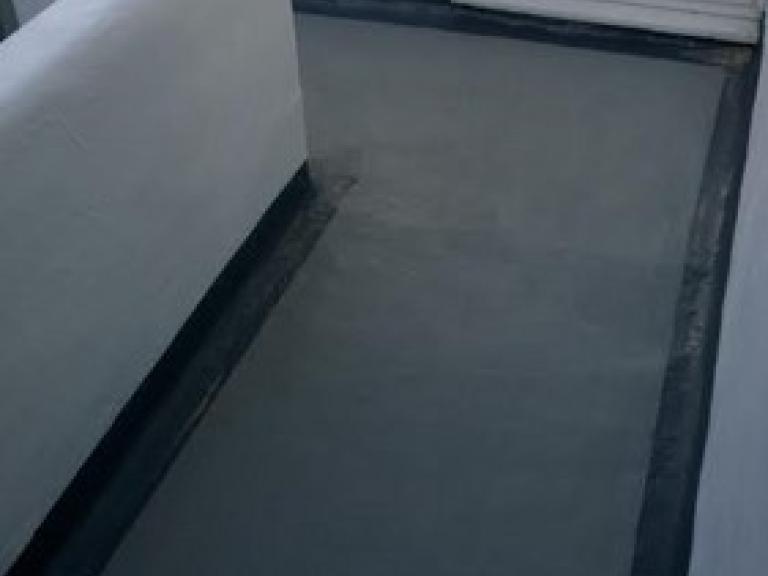 The balcony is now waterproof, weatherproof and UV proof