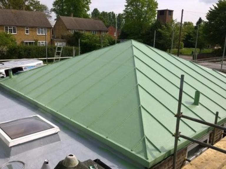 The verdi green topcoat installed