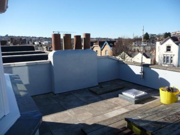 ... re-paved and decked the area