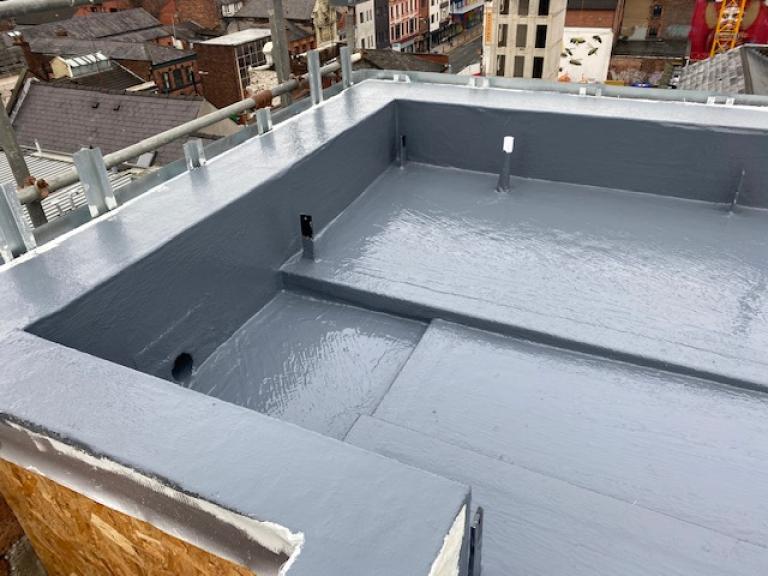 Layered tapering is no problem for polymer roofing