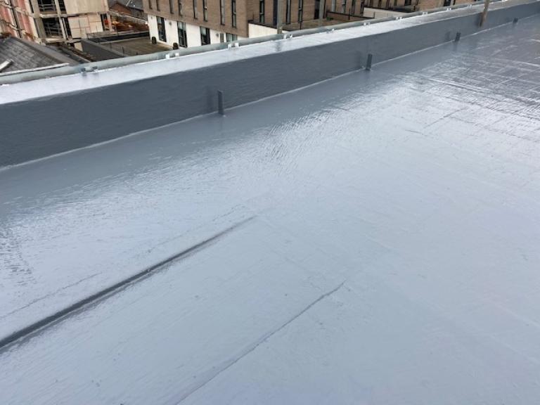 Drainage gullies can be included