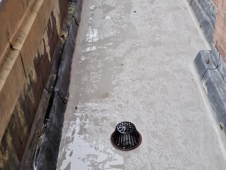 These areas were stripped back, de-chipped and pressure-cleaned