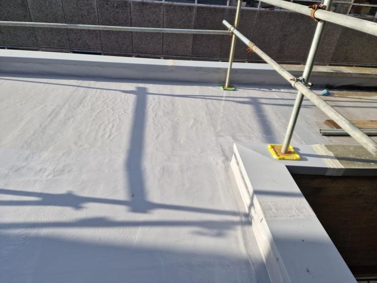 The coated area was allowed initial drying time