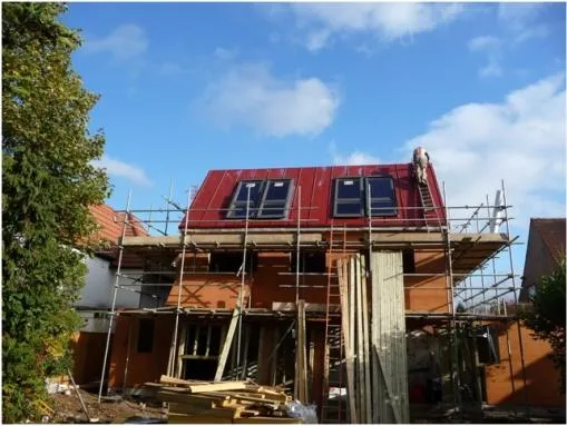 Starting a copper alternative roof  on new build in Uxbridge, London