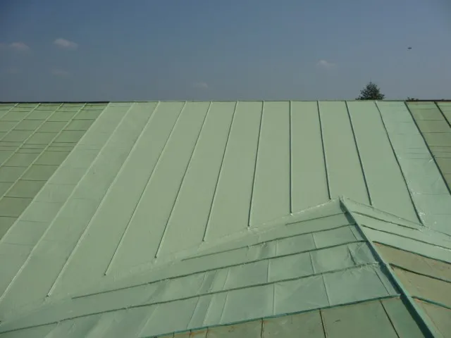 The copper-look alternative roof ensures this church will never have its copper roofing stolen again